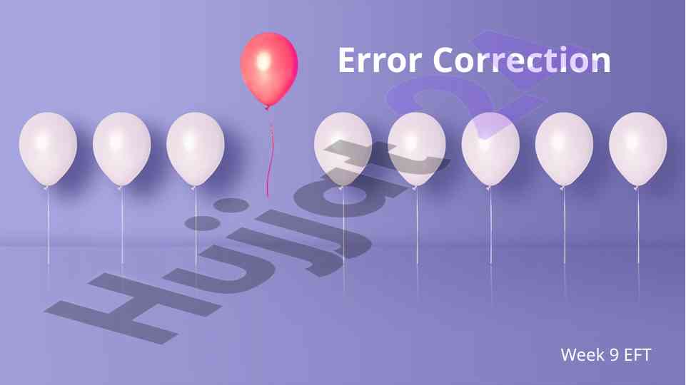 Error correction techniques and strategies for learners