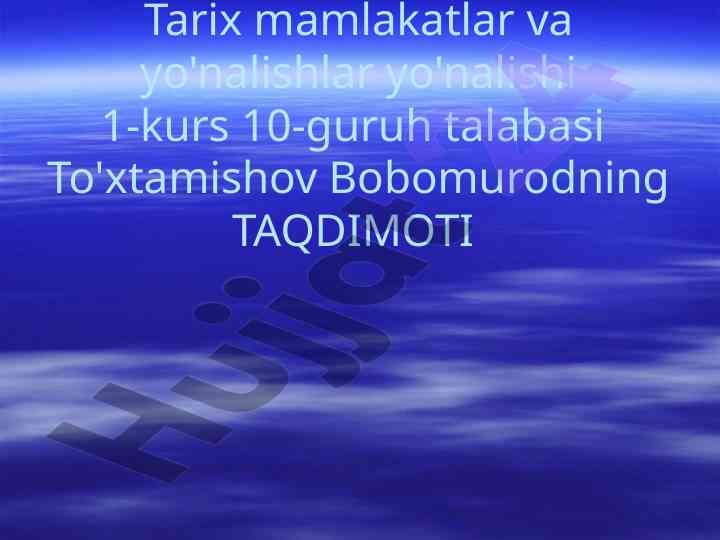Mezolit davri taqdimoti va madaniyatlari