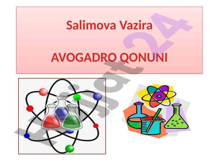 Avogadro qonuni gazlar bilan bog'liq hodisalar