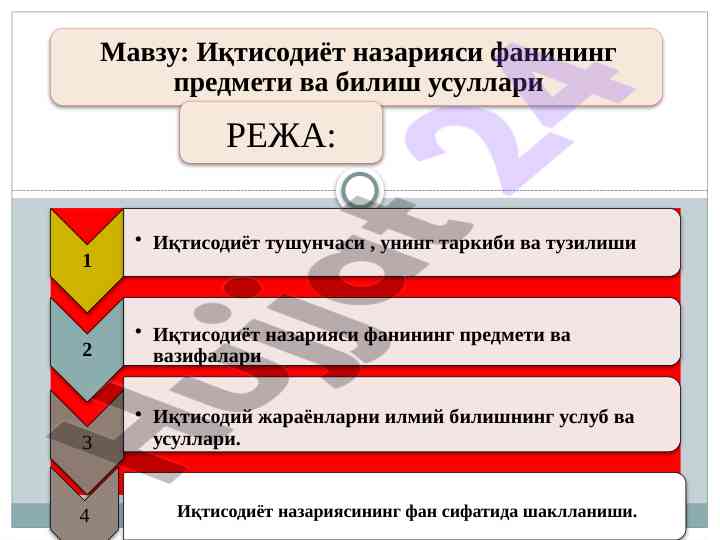 Iqtisodiyot turli infratuzilmalari tahlili