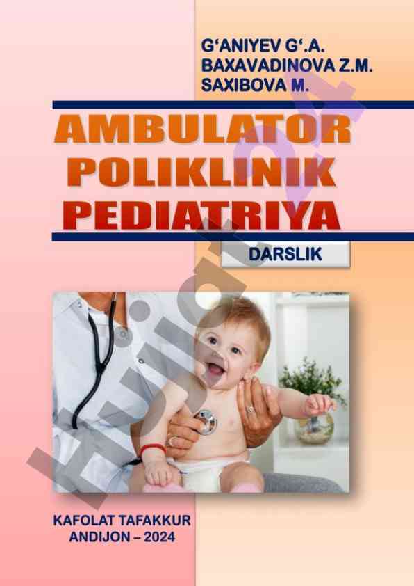 Ambulator poliklinik pediatriya darsligi 2024
