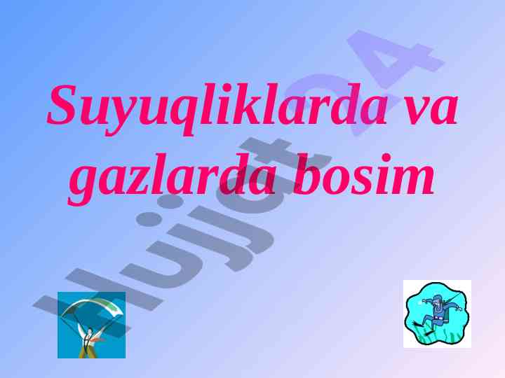 Suyuqliklar va gazlarda bosimni o'lchash asboblari
