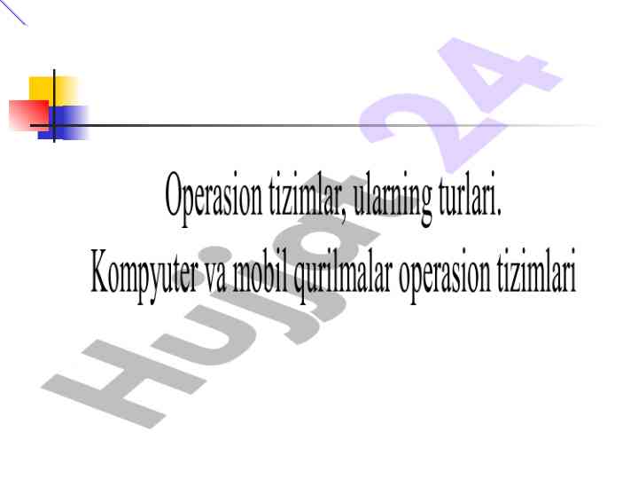 Kompyuter tashkiliy qismlari va interfeyslarni o’rganish