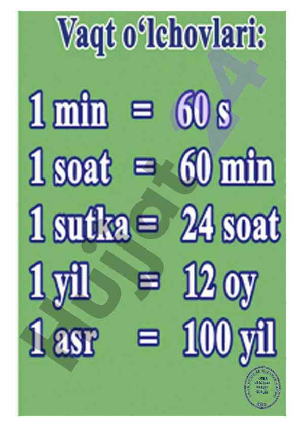 Matematika olami to‘garak daftarchasi
