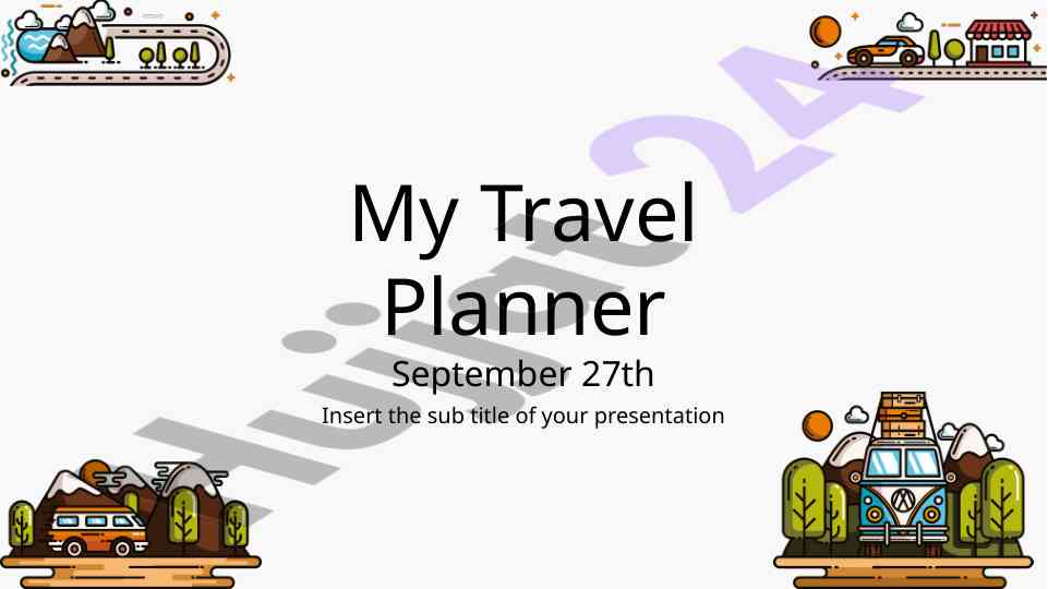 My travel planner presentation overview