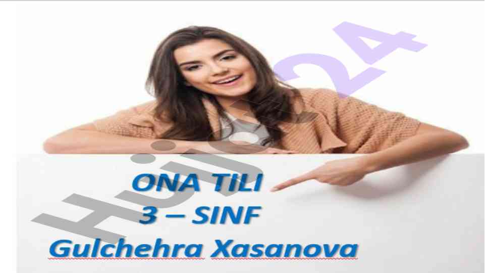 Otlarning ma’no turlari o’quv darsi uchun nazorat