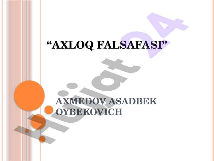 Axloq falsafasi: etika va deviant xulq atvor