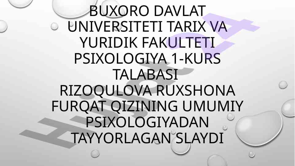 Psixologiyaning jamiyatdagi roli va ahamiyati