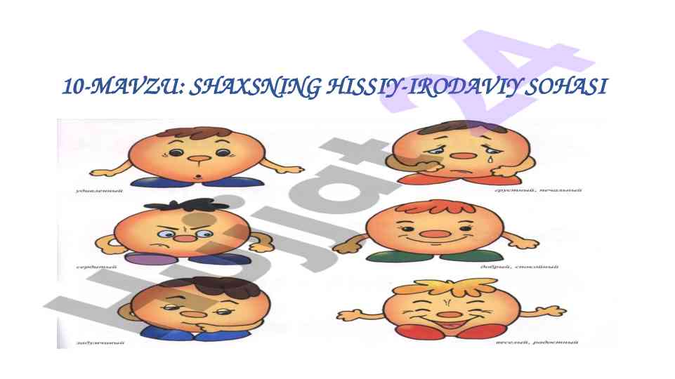 Shaxsning hissi irodaviy sohasi iroda haqida tushuncha