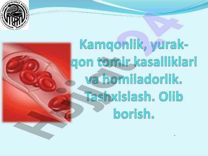 Homiladorlik davrida kamqonlikning asosiy sabablari