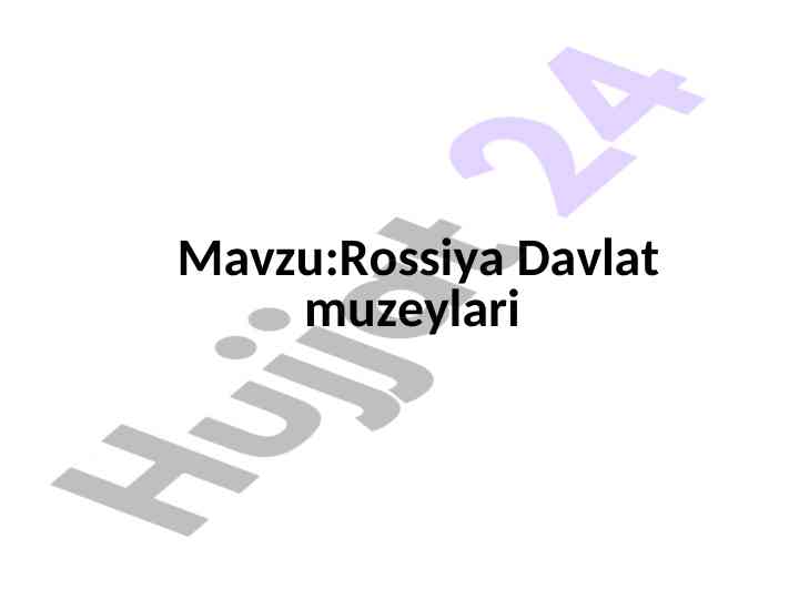 OFFICE DASTURLARI HAQIDA TUSHUNCHA