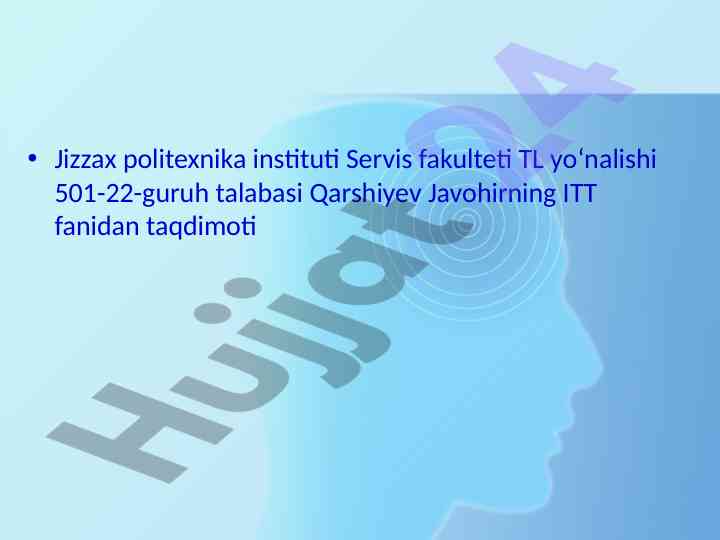 Itt doirasida axborot tizimlari integratsiyasi