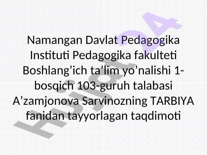 Tarbiya metodlarining jamoaning rivojlanishiga ta'siri