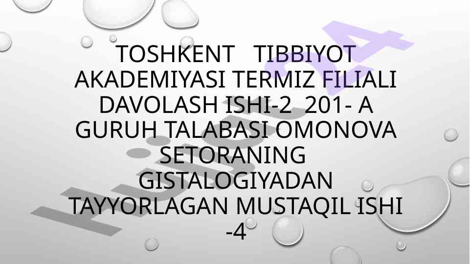Arterial bosimning boshqariluvida buyraklarning roli