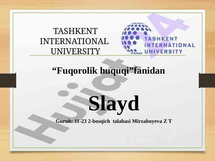 Transport ijara shartnomasi haqida ma'lumotlar