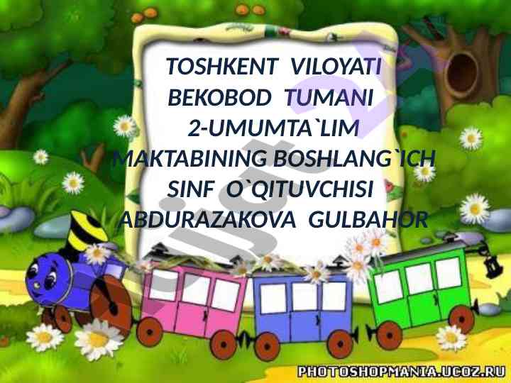 Matematika darsida masalalar yechish usullari