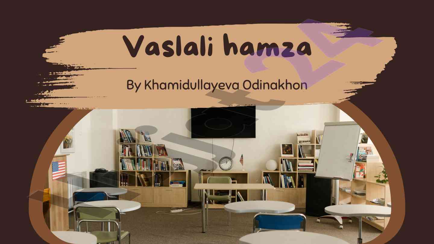 Vaslali hamza talafuz qilish qoidalari