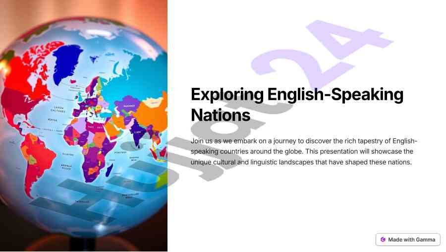 Exploring the cultural landscapes of english nations