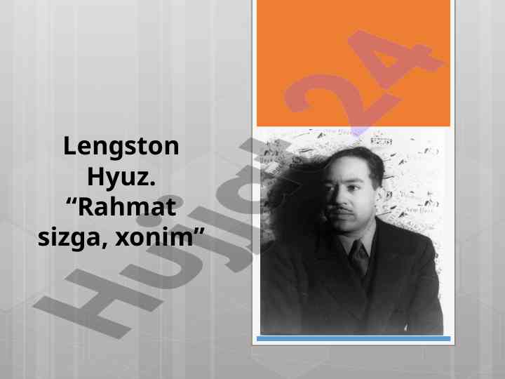 Rahmat sizga, xonim hikoyasi tahlili