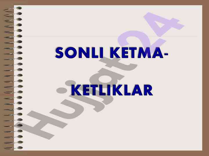Sonli ketma-ketlik va ularning xususiyatlari