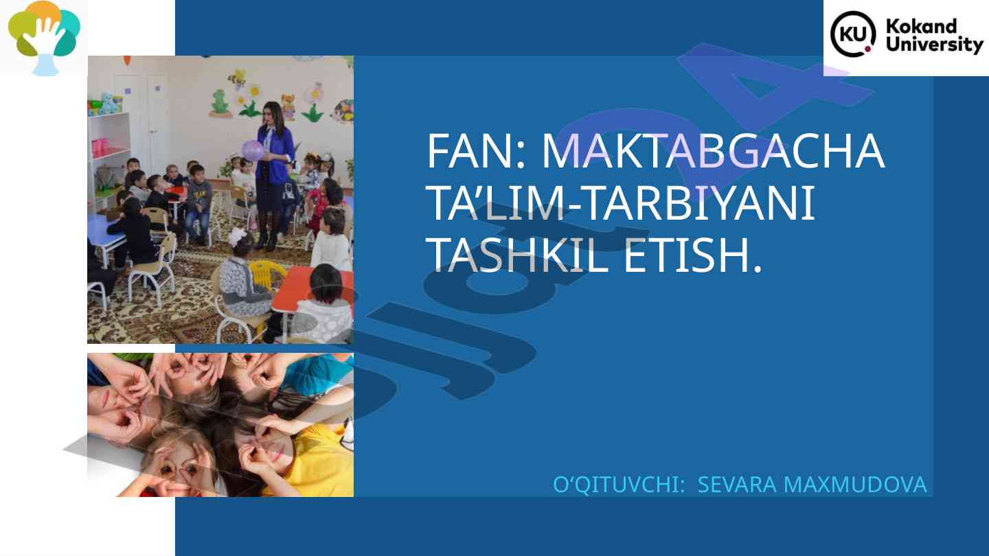 Maktabgacha ta’limning davlat standarti asoslari