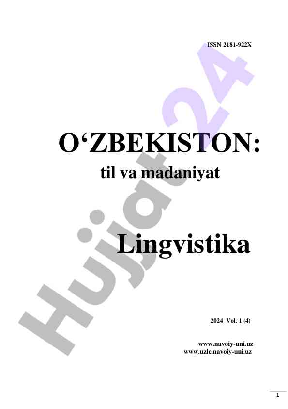 O‘zbekiston til va madaniyat jurnali 2024 yilda