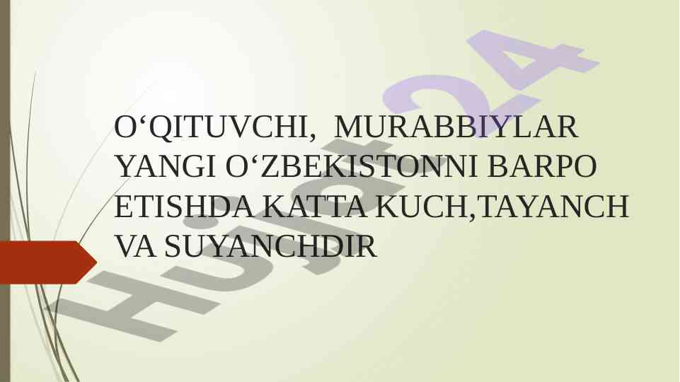 O‘qituvchilarning roli va rivojlanishi