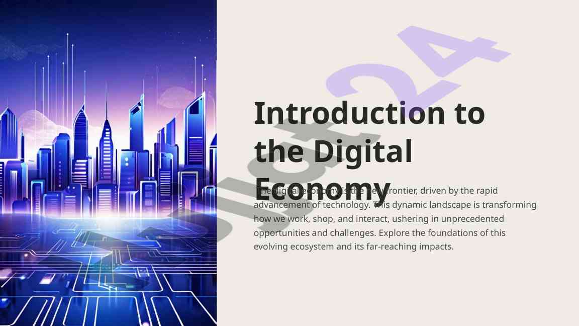 Introduction to the digital economy and e-commerce trends