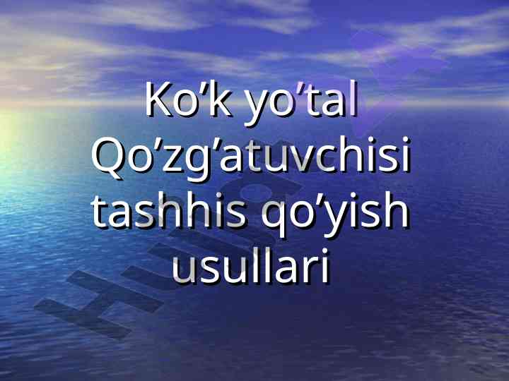 Okean va uning ekologik ahmiyati