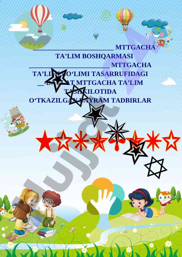 Mustaqil o‘zbekiston yilligidagi bayram tadbirlari