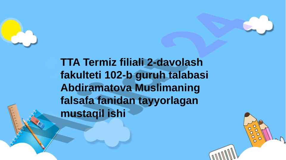 Jamiyat va uning falsafiy tahlili