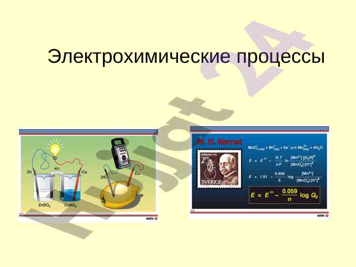 Электрохимические процессы и основные понятия