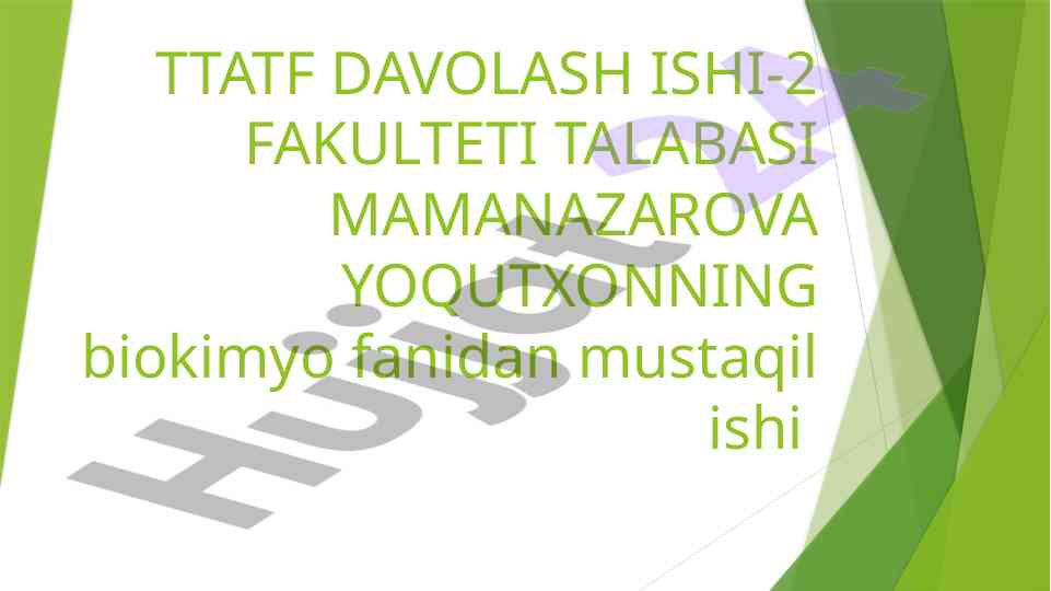 Jigar hujayra yetishmovchiligi biokimyo mexanizmlari