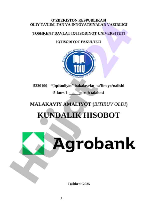 agrobank   Amaliyot hisoboti           Agrobank  Malakaviy amaliyot hisoboti       Agrobank    Malakaviy amaliyot kundalik hisoboti 2025