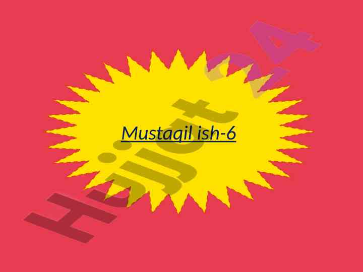 Mustaqil ishlar bo'yicha muvaffaqiyatlar tahlili