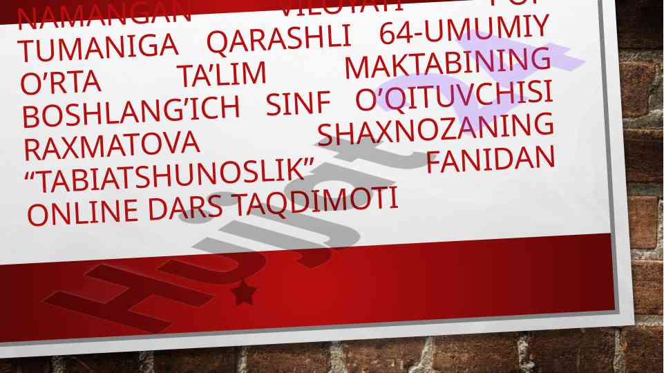 Odam tanasi, terisi va skeleti mavzusida dars taqdimoti