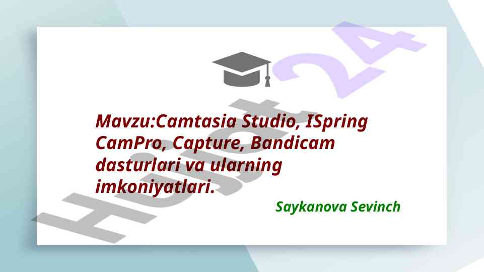 Ekran yozuvi dasturlari va ularning imkoniyatlari