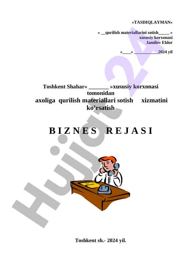 Qurilish materiallarini sotish xususiy korxonasi