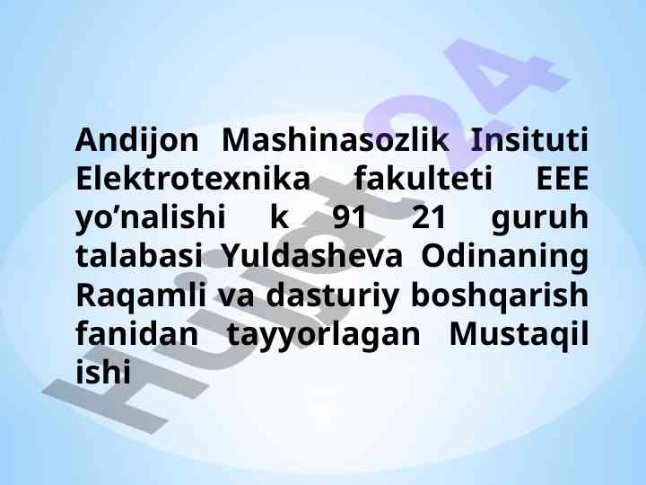 Gidravlik sanoat robotlari raqamli boshqarish