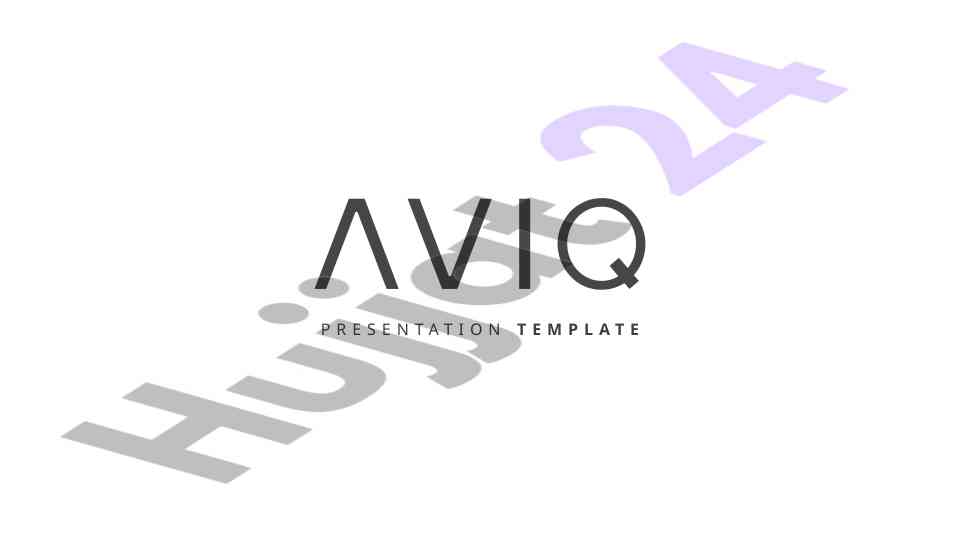 Presentation template for effective slide design