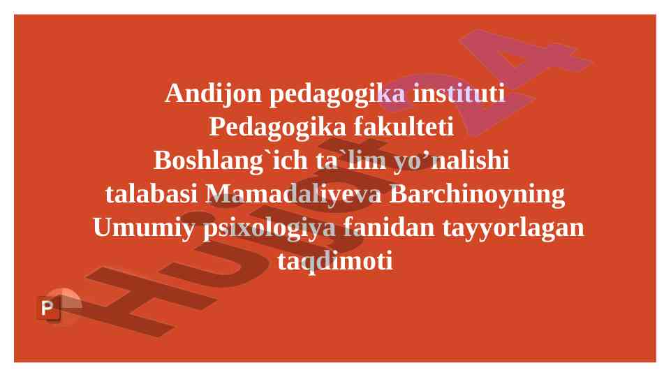 Gerontopsixologiya: keksalar psixologiyasi taqdimoti