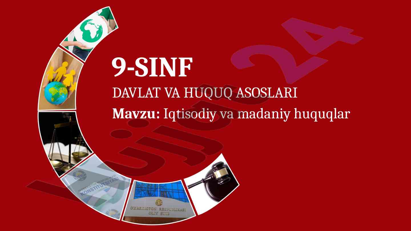 9-sinf davlat va huquq asoslari mavzusi