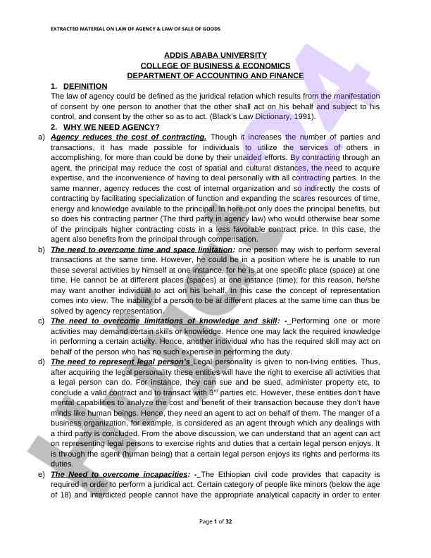 Understanding the law of agency and its importance