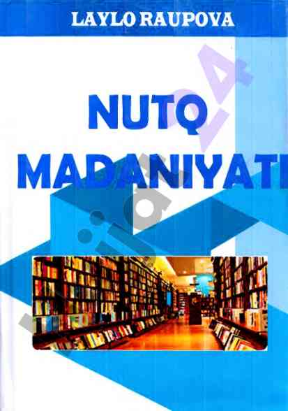 Nutq madaniyati darslik magistratura talabalari uchun