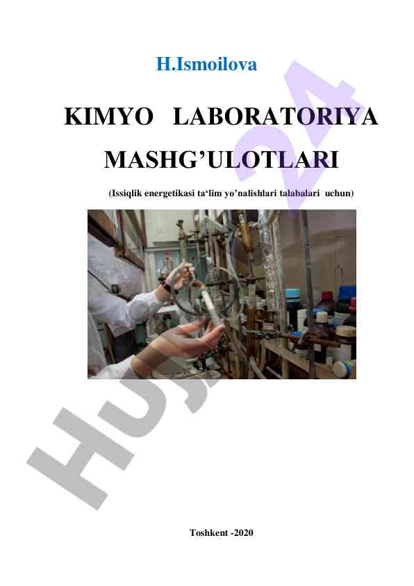 Kimyo laboratoriya mashg‘ulotlari o‘quv qo‘llanmasi