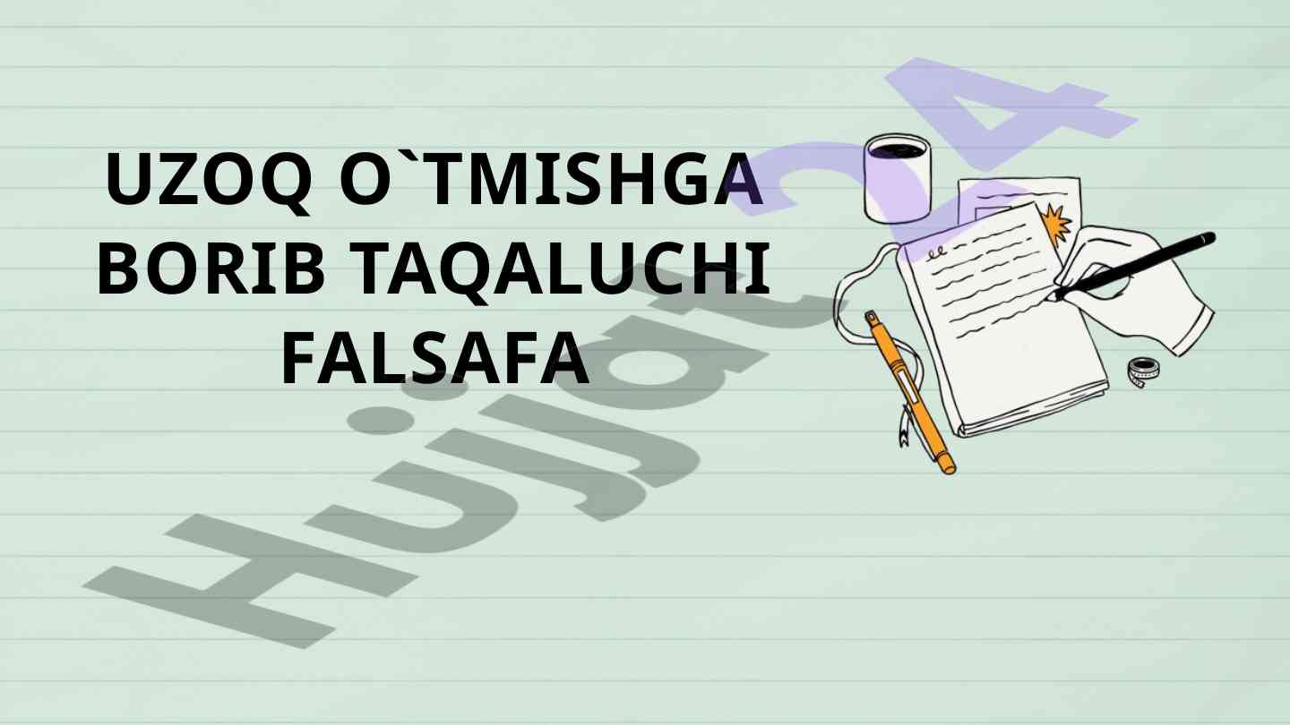 Falsafa tarixi va insonlarga tushunishni yordam