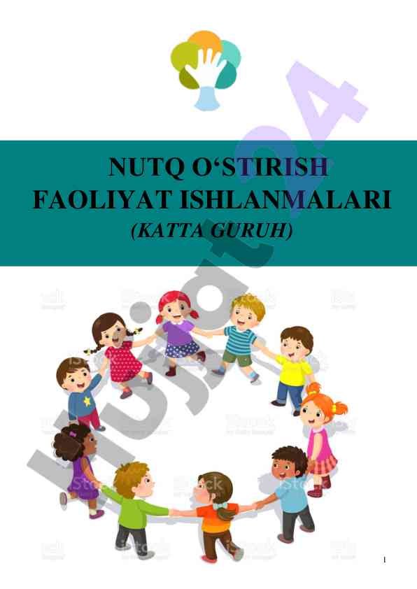 Nutq o‘stirish faoliyati ishlanmalari kattalar uchun