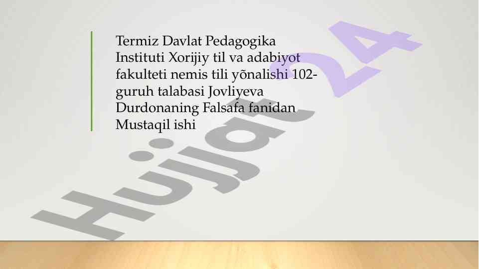 Etikaning mohiyati va ahamiyati