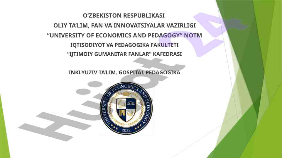 Inklyuziv ta'lim va aqliy rivojlanish bo'yicha nazariyalar
