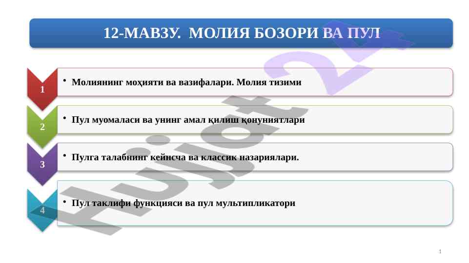 Milliy iqtisodiyot moliyaviy tahlili va buxgalteriya